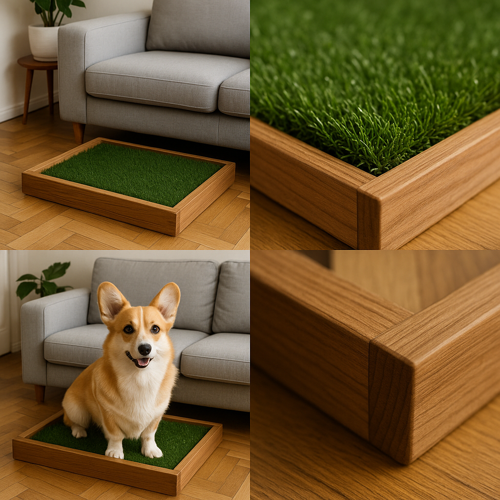 Baño para perros en sala